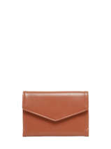 Portemonnee Leder Lancaster Beige paris pm 28