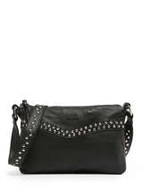 Cross Body Tas Glam Leder Basilic pepper Zwart glam BGLA68