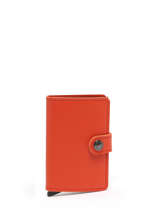 Kaarthouder Leder Secrid Oranje glitter limited 193012