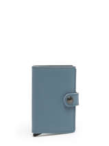 Kaarthouder Leder Secrid Blauw glitter limited 193012