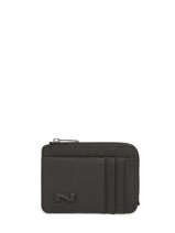 Portemonnee Met Kaarthouder Leder Nathan baume Zwart original n 217N