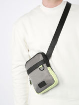 Cross Body Tas Hexagona Grijs bump 639026-vue-porte