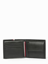 Portefeuille Leder Tommy hilfiger Zwart th premium AM11270-vue-porte