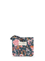 Portemonnee Bindi atelier Blauw floral 360757