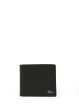 Portefeuille Lacoste Zwart accessoires NH4637SC