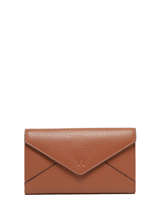 Portefeuille Leder Yves renard Bruin enveloppe 29283