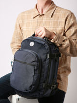 Business Tas Met Handvat Serge blanco Blauw bsh BSH11050-vue-porte