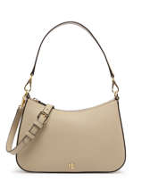 Schoudertas Danni 26 Leder Lauren ralph lauren Beige danni 31883768