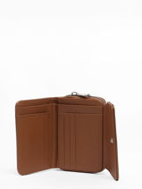 Portemonnee Classic Miniprix Bruin grained H6012-vue-porte