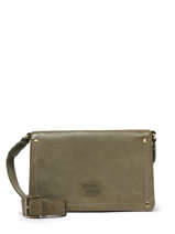 Cross Body Tas Boston Leder Basilic pepper Groen boston BBOS02