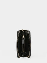 Portefeuille K/signature Leder Karl lagerfeld Zwart k signature 240W3202-vue-porte