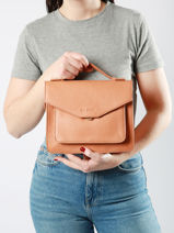 Cross Body Tas Simone Art Dco Leder Paul marius Bruin la suite art deco SIMONART-vue-porte