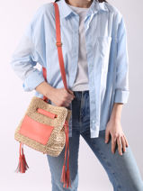 Cross Body Tas Nevada Etrier Oranje nevada ENEV004S-vue-porte