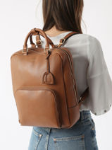 Business Rugzak Tradition A4 Formaat Leder Etrier Bruin tradition ETRA037B-vue-porte