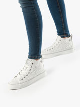 Sneakers Mustang Wit women - 01272502-vue-porte