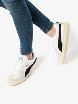 Sneakers Army Trainer Uit Leder Puma Wit women 38660701-vue-porte
