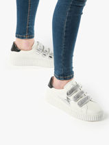 Sneakers Marilou Vanessa wu Zilver women BK2387AG-vue-porte