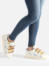 Sneakers Inna Uit Leder Semerdjian Veelkleurig women INN11214-vue-porte