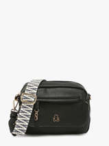 Cross Body Tas Zip Lulu castagnette Zwart zip VICTOIRE