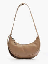 Cross Body Tas S Sosoomao Leder Etrier Beige sosoomao ECSO057S