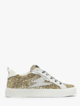 Sneakers Viken Uit Leder Semerdjian Goud women VIKE9586