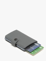 Kaarthouder Leder Secrid Zwart carbon 22423-28-vue-porte