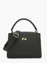 Handtas Magnolia Leder Nathan baume Zwart eden 3
