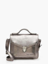 Cross Body Tas  Mademoiselle George Xs Leder Paul marius Zilver vintage GEORGEXS