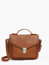 Cross Body Tas  Mademoiselle George Xs Leder Paul marius Bruin vintage GEORGEXS