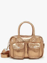 Cross Body Tas Vintage Leder Paul marius Goud vintage LEDANDYS