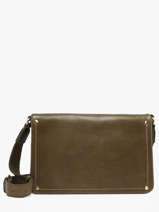 Cross Body Tas Boston Leder Basilic pepper Groen boston BBOS01