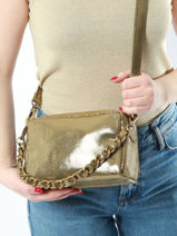 Cross Body Tas Vintage Leder Mila louise Groen vintage 23673LZ-vue-porte