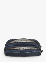 Pennenzak Kinderen 2 Compartimenten Cameleon Blauw vintage fantasy TROU-vue-porte