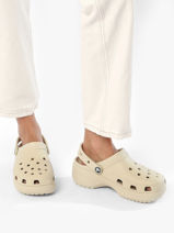 Slippers Classic Platform Clog Crocs Zwart women 206750-vue-porte