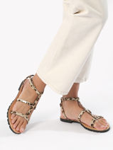 Sandalen Uit Leder Les tropeziennes Goud women HEXOM-vue-porte