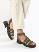 Sandalen Tobosued Uit Leder Les tropeziennes Beige women TOBOSUED-vue-porte