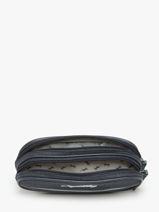Pennenzak Kinderen 2 Compartimenten Cameleon Blauw vintage urban VIB-TROU-vue-porte