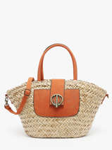 Handtas Panier Papier Le voyage en panier Oranje panier PM765