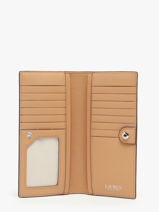 Slim Marcy Portefeuille Leder Lauren ralph lauren Beige dryden 32935939-vue-porte