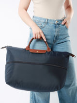 Longchamp Le pliage original Reistassen Grijs-vue-porte