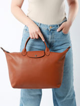 Longchamp Le pliage xtra Handtas Bruin-vue-porte