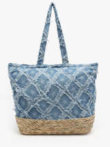Schoudertas Saint Barth Katoen Miniprix Blauw saint barth B475