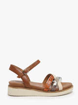 Sandalen Uit Leder Tamaris Bruin women 42