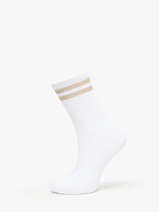 Sokken Pieces Wit socks women 17109883