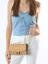 Cross Body Tas Adair Leder Lauren ralph lauren Beige adair 31902100-vue-porte