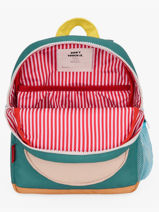 Rugzak Hello hossy Groen cool kids M6-vue-porte