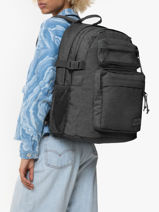 Rugzak 2 Compartimenten Met 16" Laptopvak Eastpak Grijs double casual EK0A5BIT-vue-porte