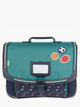 Boekentas 2 Compartimenten Tann's Blauw les fantaisies g 38257