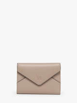 Portefeuille Leder Yves renard Beige enveloppe 29223