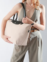 Longchamp Le pliage energy Schoudertas Roze-vue-porte